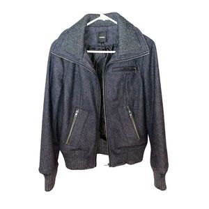 Express | Gray bomber jacket